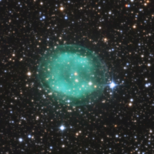 The green planetary nebula (IC 1295) | Telescope Live